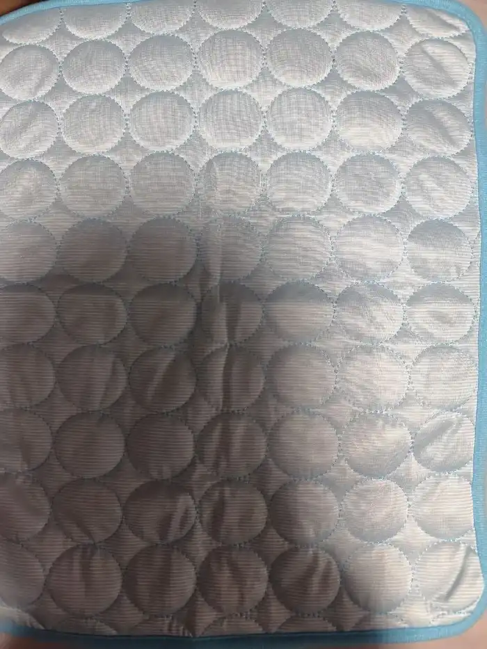 Blaue Kühlmatte, Käuferfoto